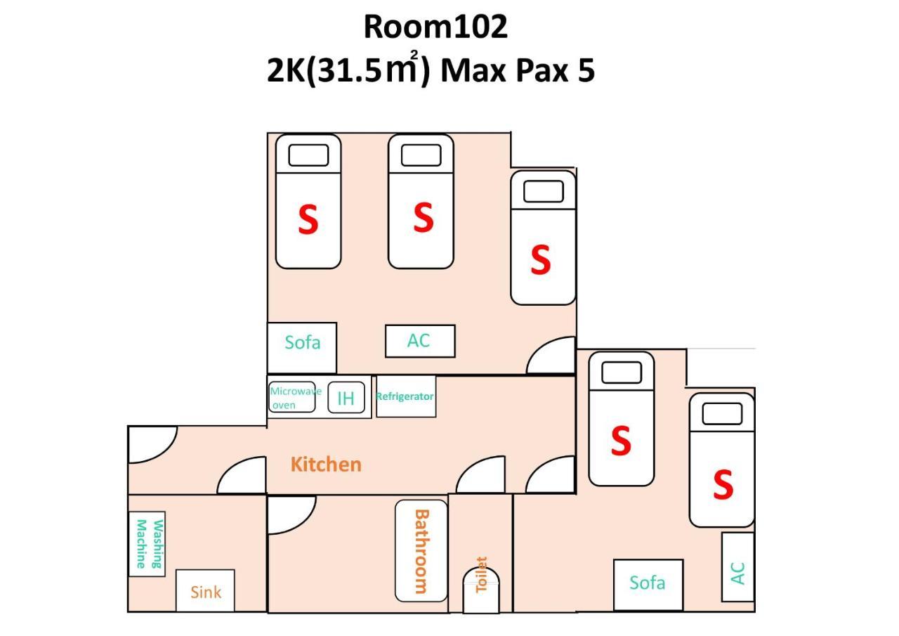 นัมบะ เวสต์ ไซกะ Apartment โอซาก้า ภายนอก รูปภาพ